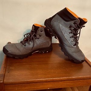 Timberland Rangeley Mid Hiker Grey Leather black Men’s size 10 1/2